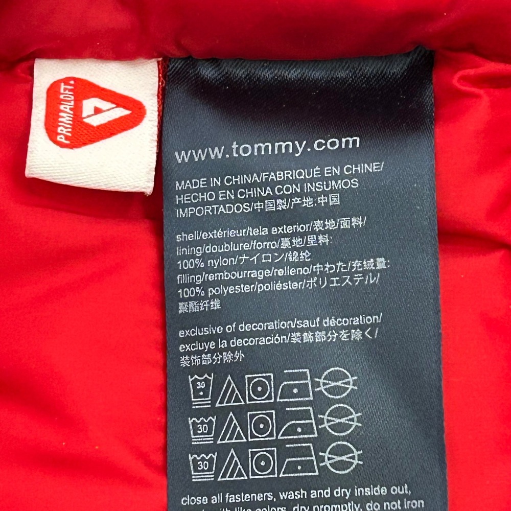 Tommy Hilfiger Vintage 90s Colorblock Puffer Vest PrimaLoft Men's Size L - Picture 4 of 8